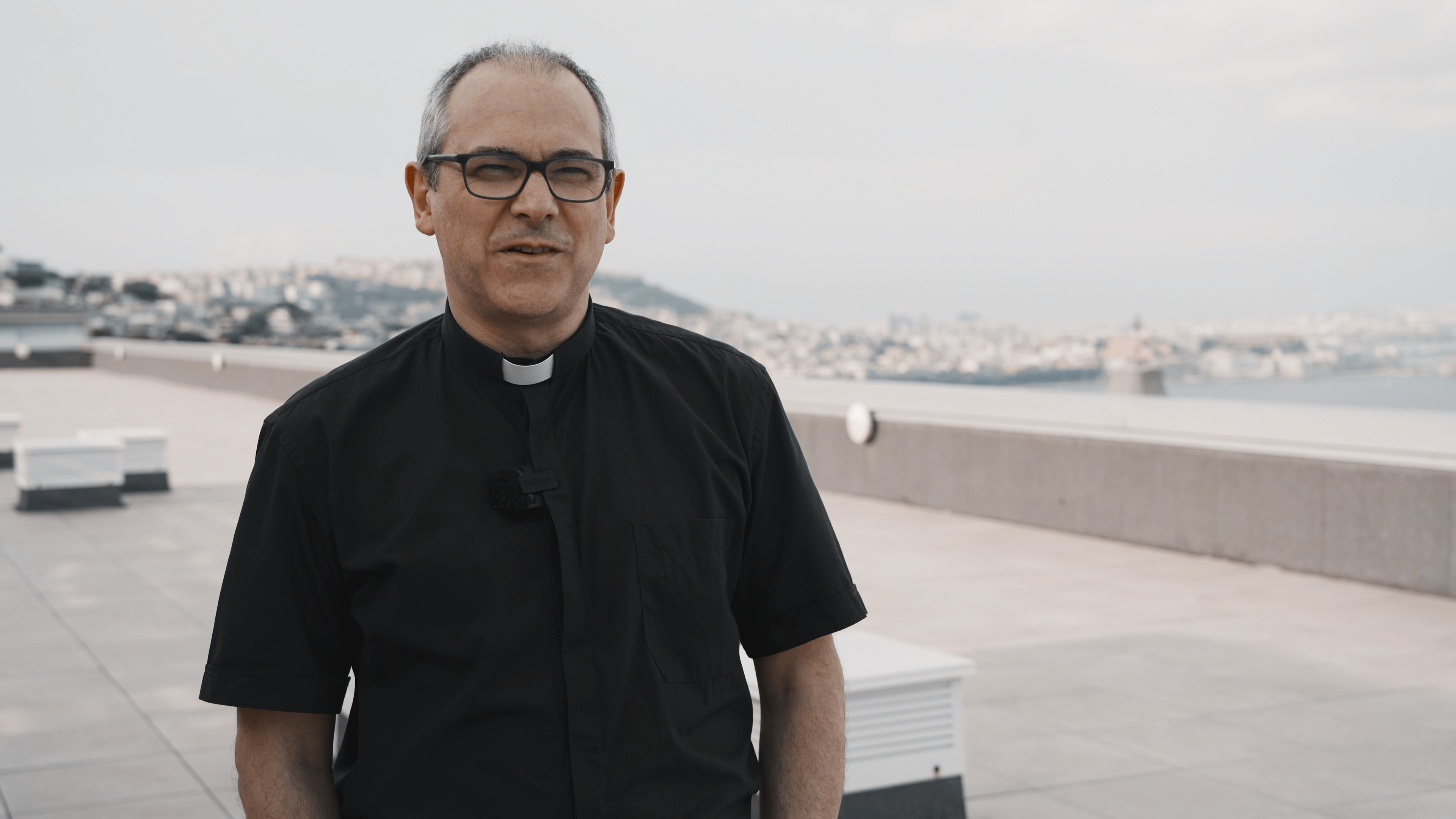 Padre Andrea Piccolo, rettore del Seminario interregionale di Posillipo / PANOZZO
