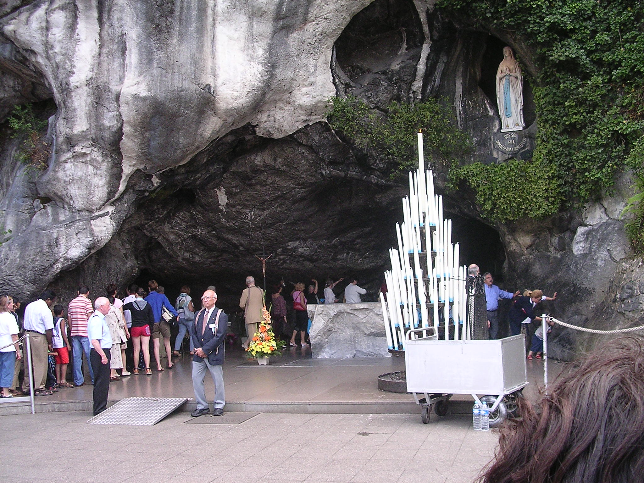 La Grotta di Massabielle a Lourdes