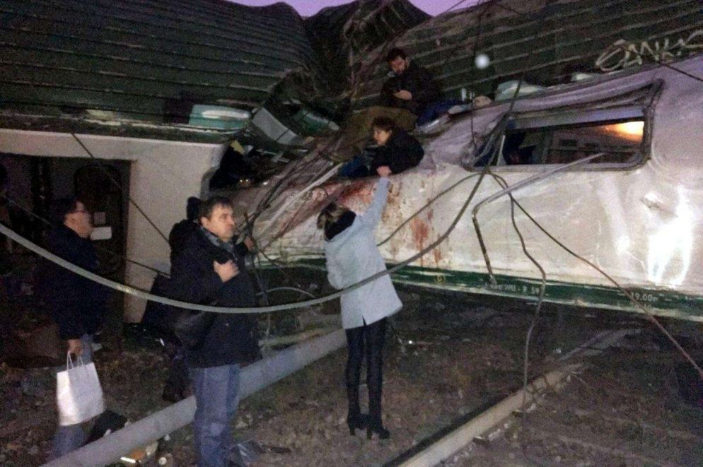 Foto tratta dal profilo Twitter di Andrea Sparaciari (Fotogramma)
