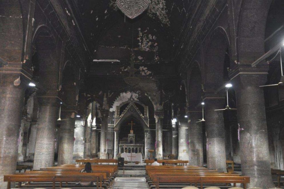 La chiesa di Al Tahira nuova (Foto E. Valgiusti)