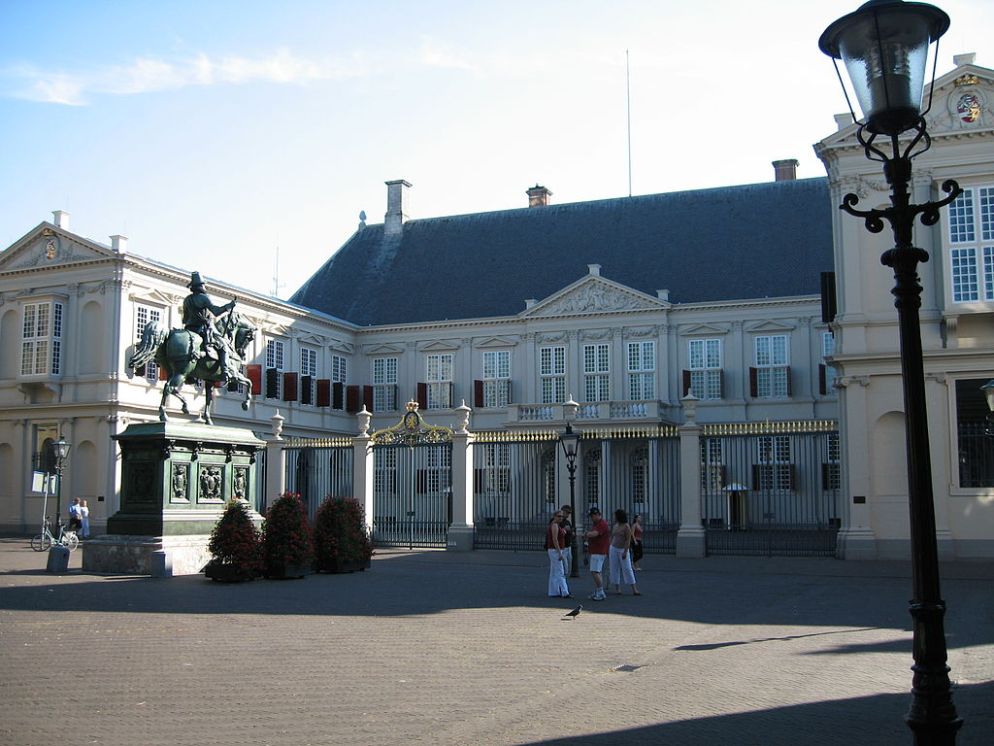 Palazzo Noordeinde, all'Aja, è la sede di "lavoro" di re Willem-Alexander