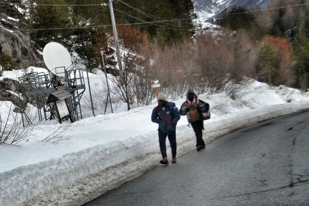 Due migranti in viaggio