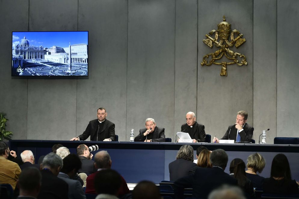 La conferenza stampa (Foto Siciliani)