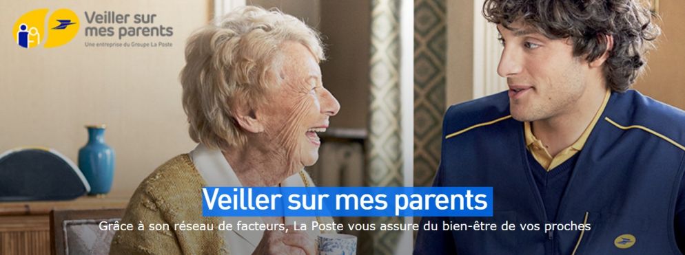 Un'immagine pubblicitaria del servizio della Posta francese