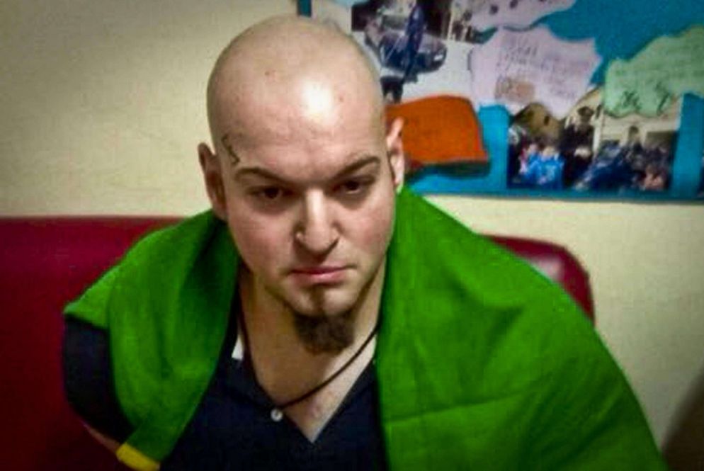 Luca Traini, fermato per il raid xenofobo a Macerata (Ansa)