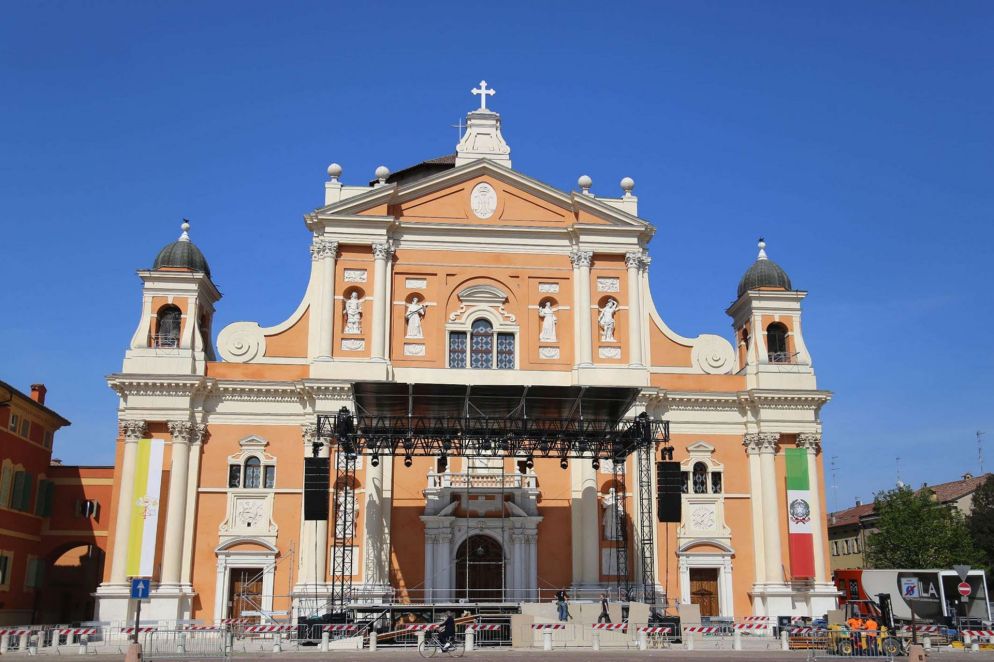 La Cattedrale di Carpi riaperta al culto nei giorni scorsi. Foto di Roberto Brancolini