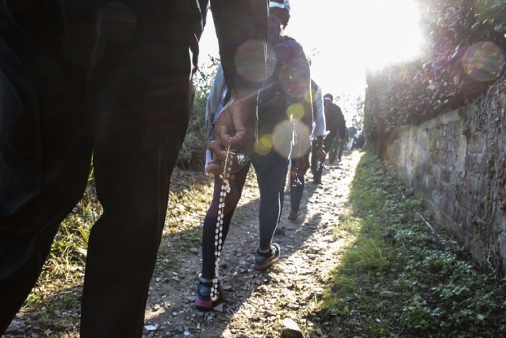 Il pellegrinaggio di giovedì scorso lungo la Via Francigena (Siciliani)