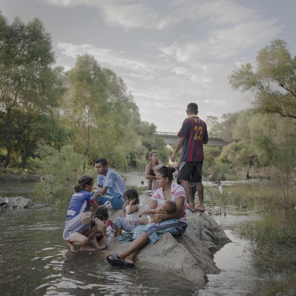Una foto dalla storia "La Carovana dei Migranti" di Pieter Ten Hoopen vincitrice del premio "Storia dell'Anno 2019 al World Press Photo 2019 (Ansa) - ANSA