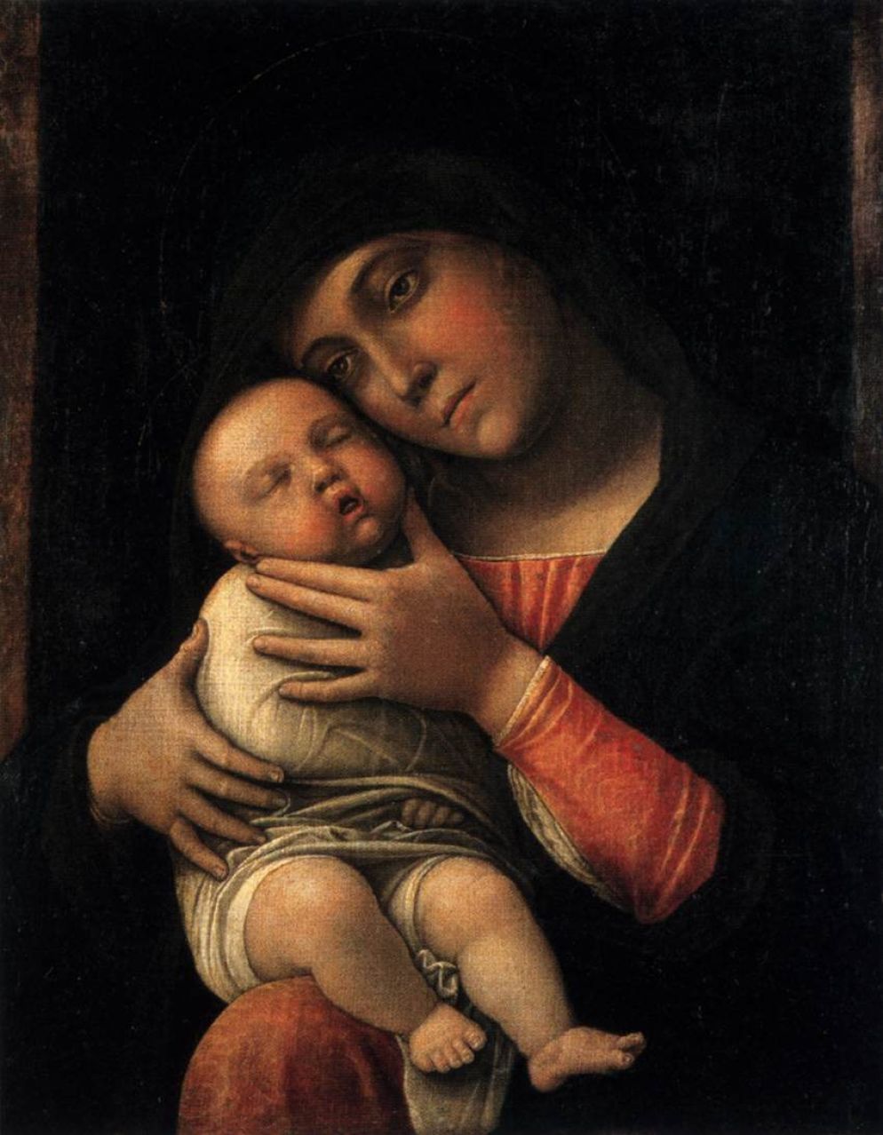 La Madonna con Bambino addormentato di Andrea Mantegna