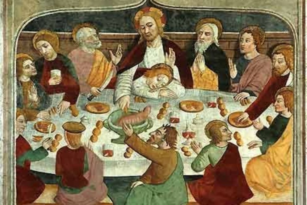 L'Ultima Cena, opera di Giovanni Canavesio