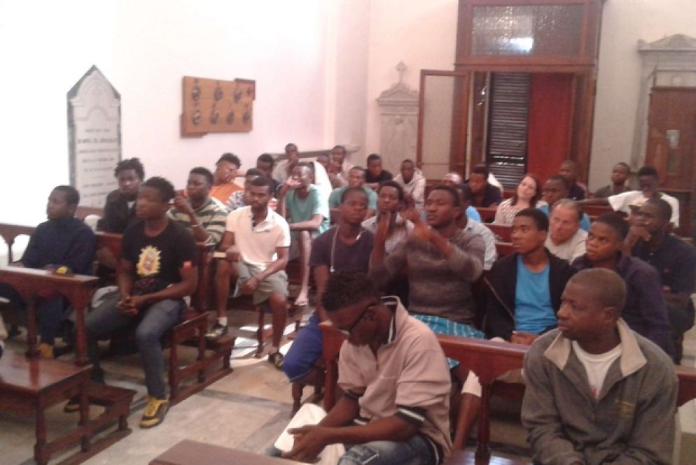 Accoglienza dei profughi nell‘ex convento di via della Faggiola a Pisa