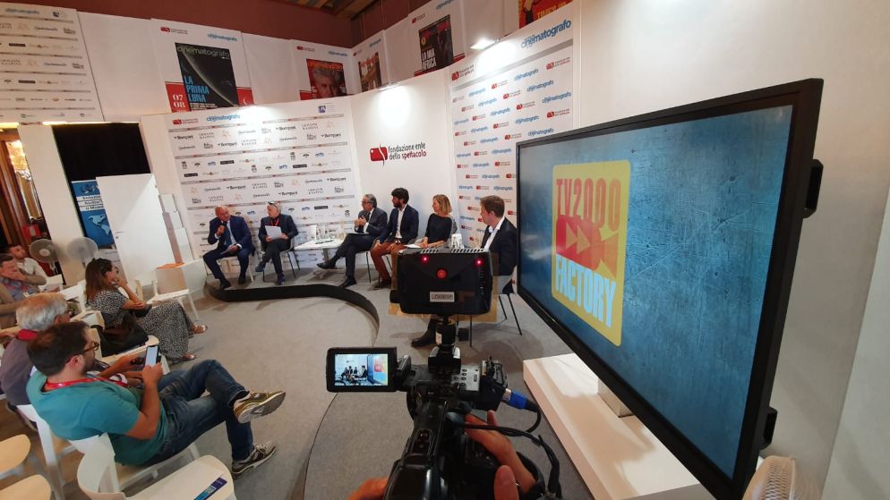 La conferenza stampa di Tv2000 alla Mostra di Venezia