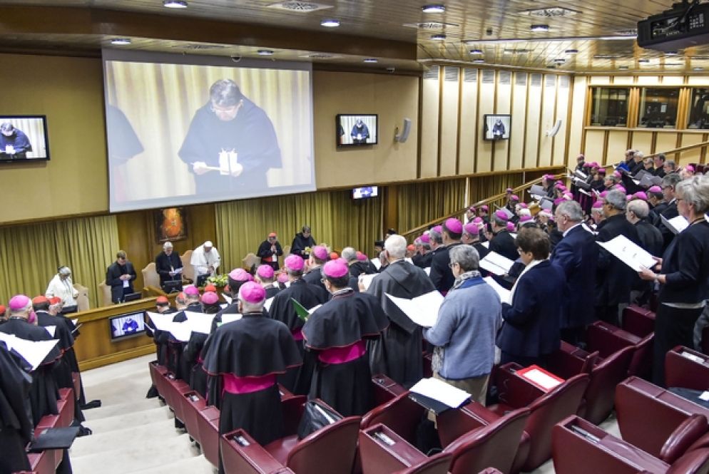 Papa Francesco apre in Vaticano il summit contro gli abusi il 22 febbraio 2019 (Siciliani)