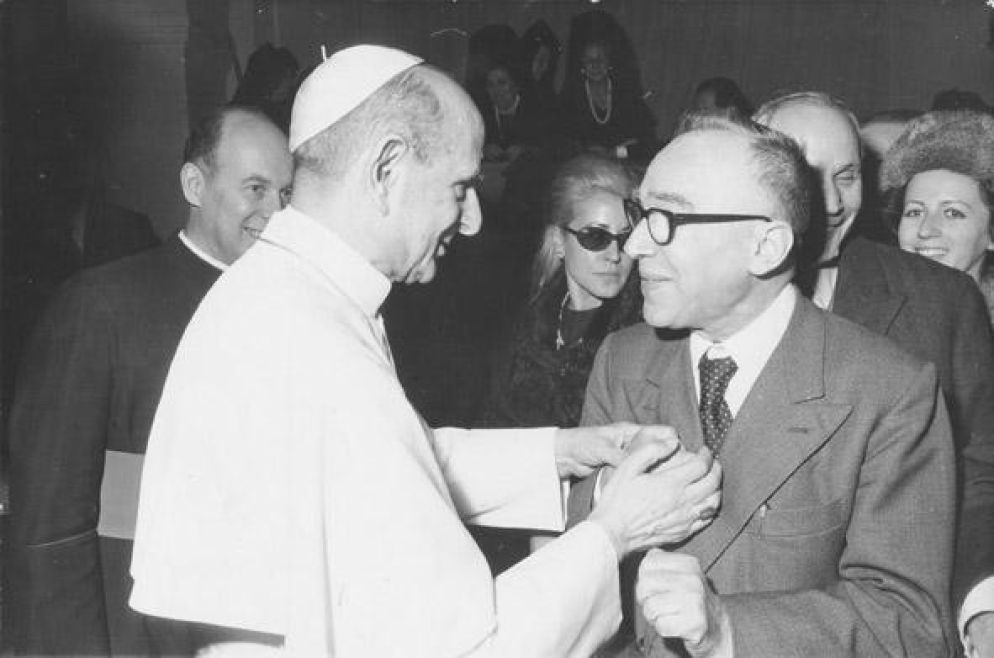 Giorgio La Pira con Paolo VI - Fondazione La Pira