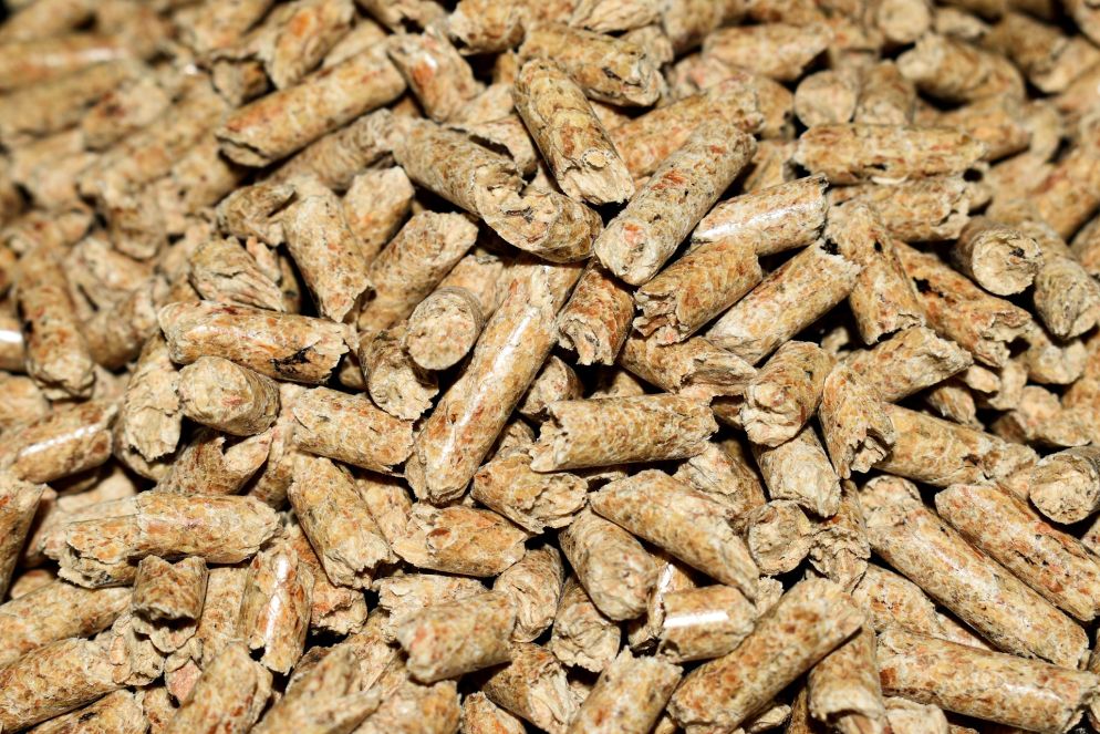Una massa di pellet, legno da bruciare per produrre energia - Mr Didg per Pixabay CC