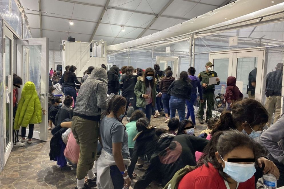 Il centro per immigrati di Donna, in Texas - Reuters