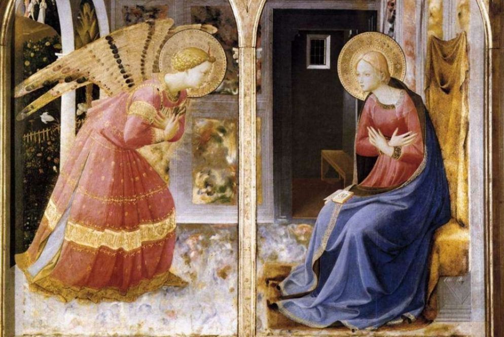 "L'annunciazione" di Beato Angelico a San Giovanni Valdarno (Arezzo) - Avvenire