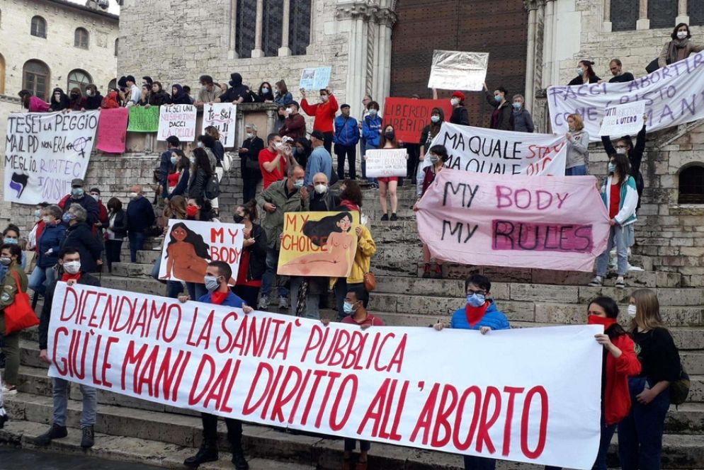 La manifestazione per il "diritto di abortire" domenica 21 giugno a Perugia