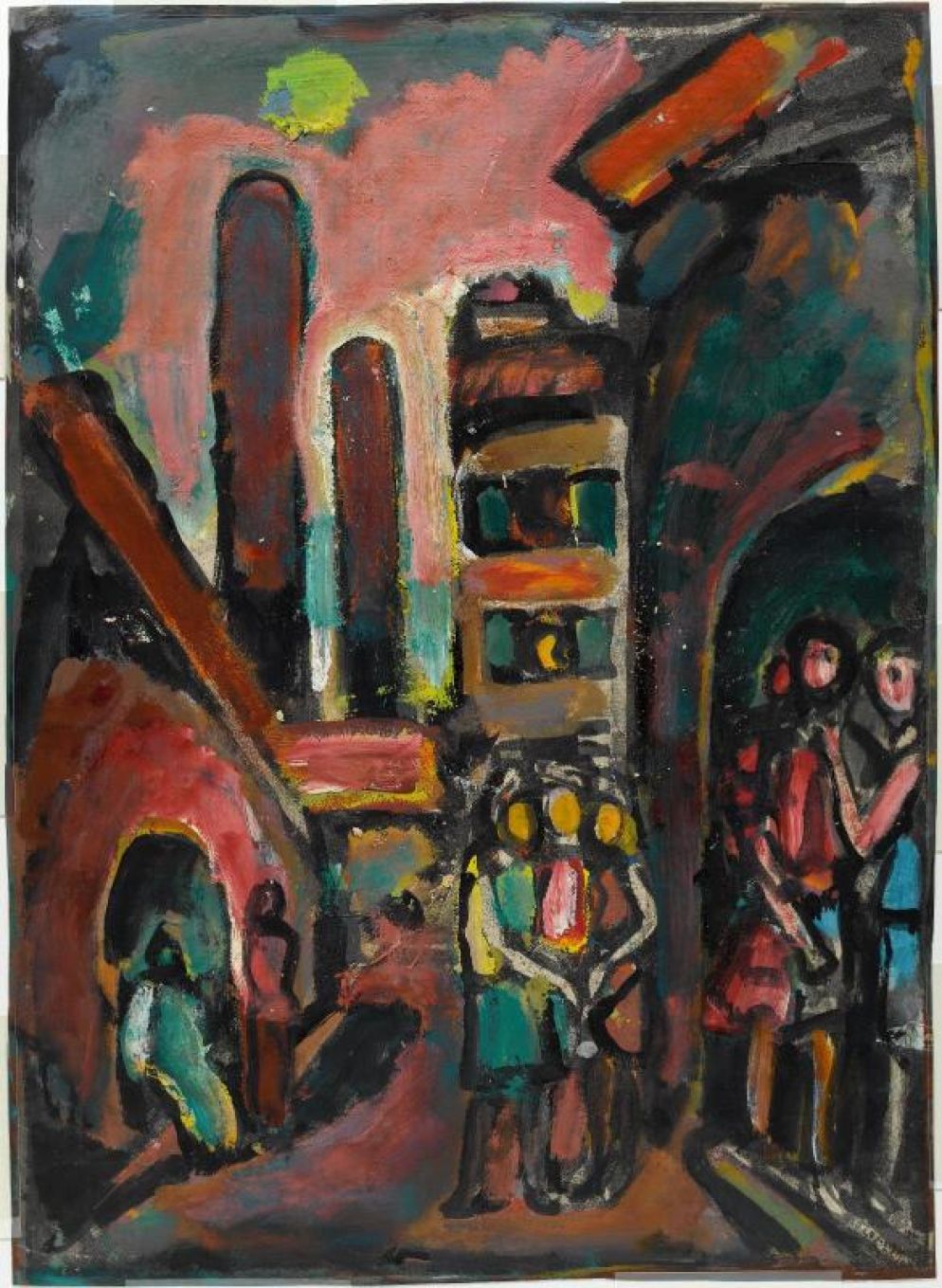 Goerges Rouault, “Filles et usin” (1931) - Centre Pompidou, Paris