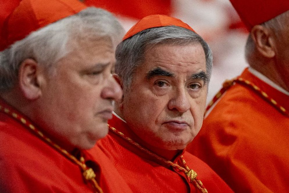 Il cardinale Angelo Becciu - Represented by ZUMA Press, Inc. / ipa-agency.net