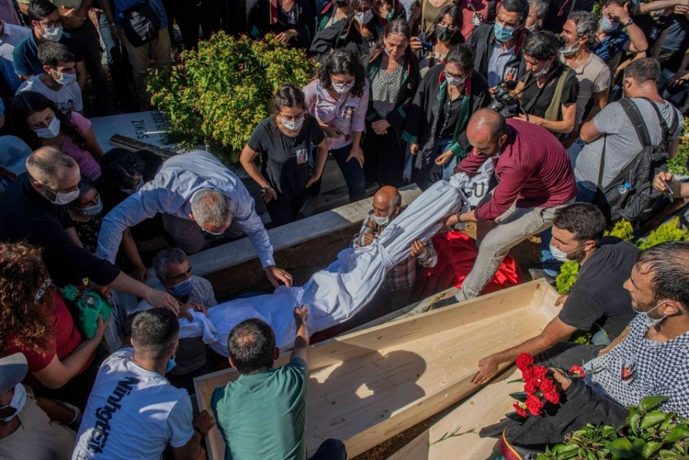 I funerali dell'avvocata Ebru Timtik - Ansa