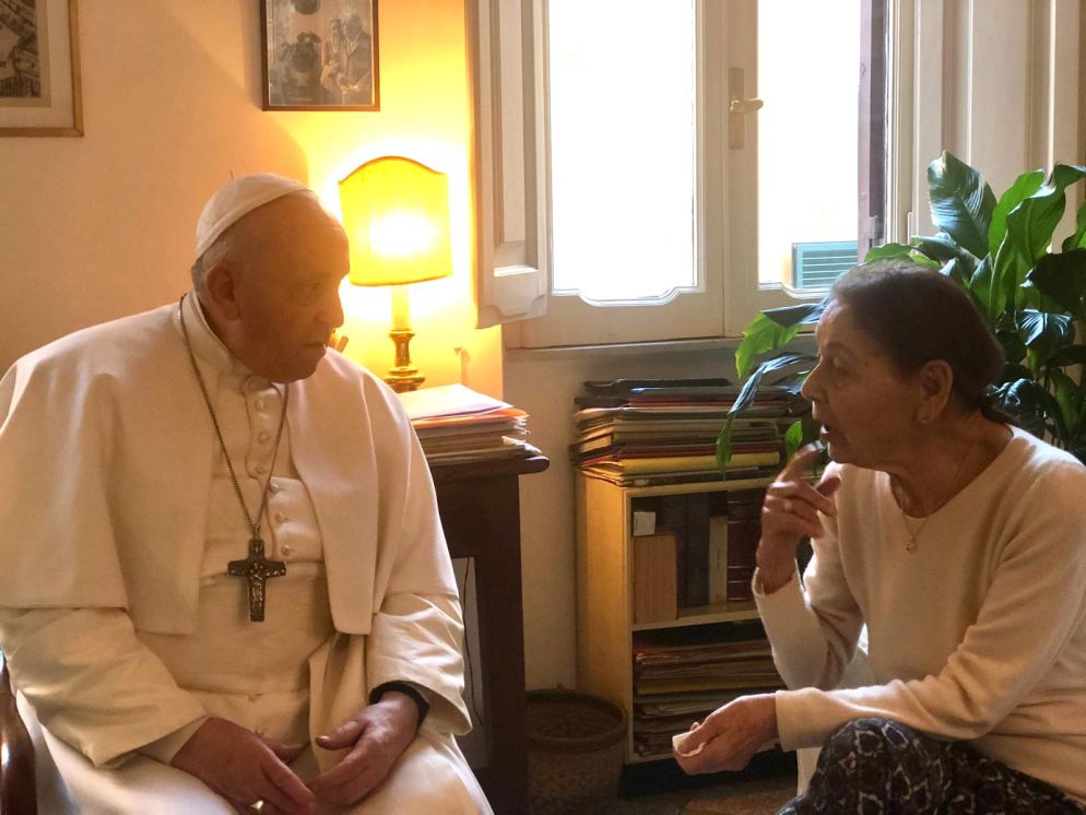 Nella conversazione sono stati evocati anche i timori e le speranze per il tempo che viviamo. - Vatican Media