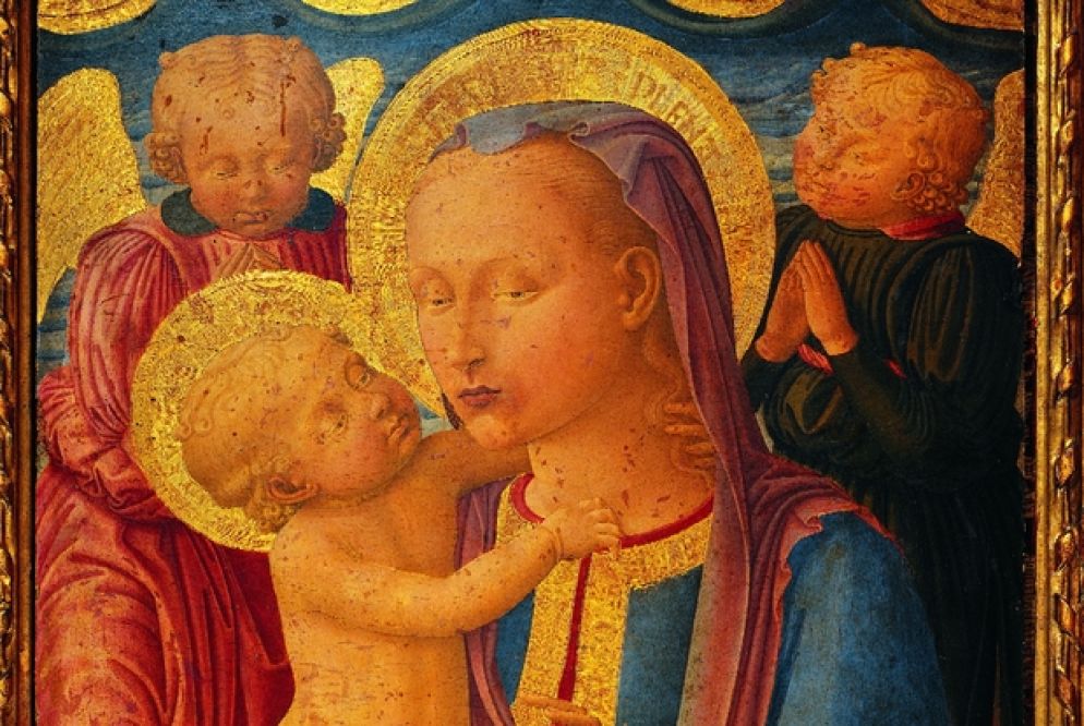 Zanobi Machiavelli "La Vergine con il Bambino e due angeli" - Archivio