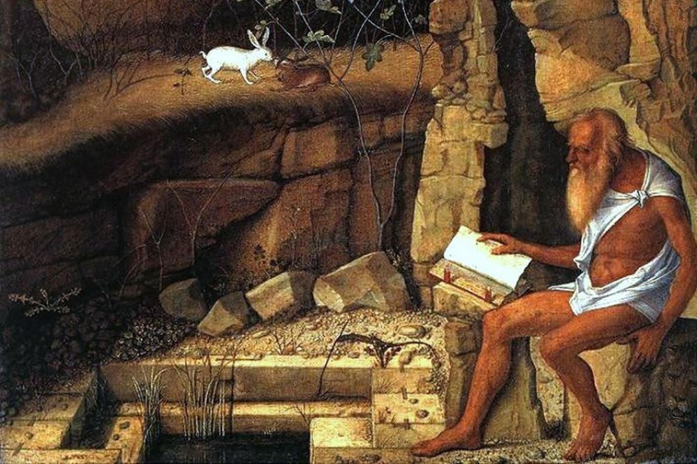San Girolamo penitente nel deserto di Jacopo Bellini (particolare) - Wikipedia