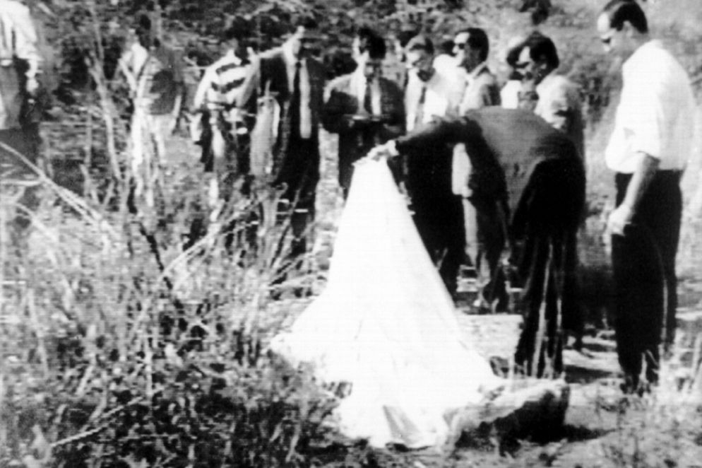 Il cadavere di Livatino - Ansa