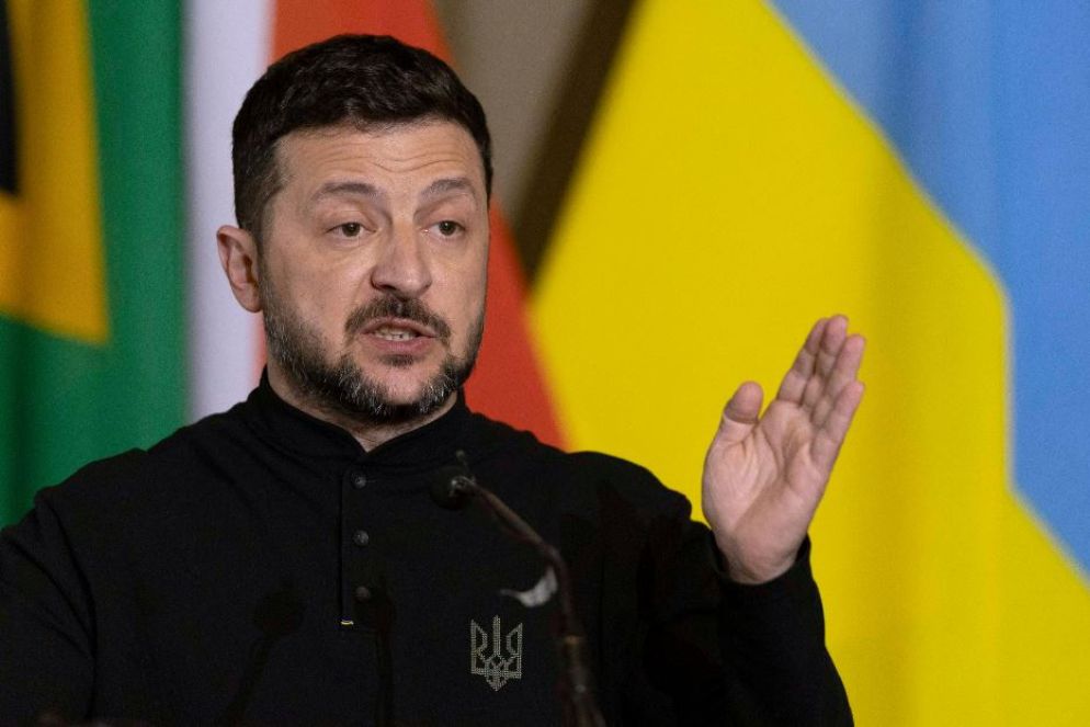 Il presidente ucraino Volodymyr Zelensky - ANSA