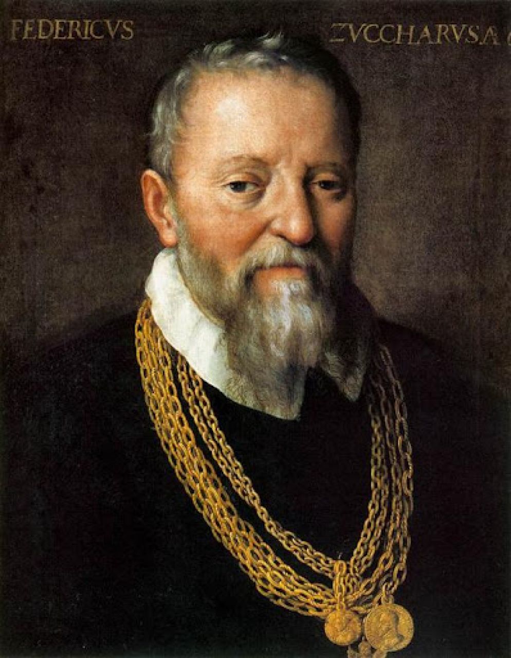 Il ritratto di Federico Zuccari dipinto da Fede Galizia (1604) - Firenze, Galleria degli Uffizi