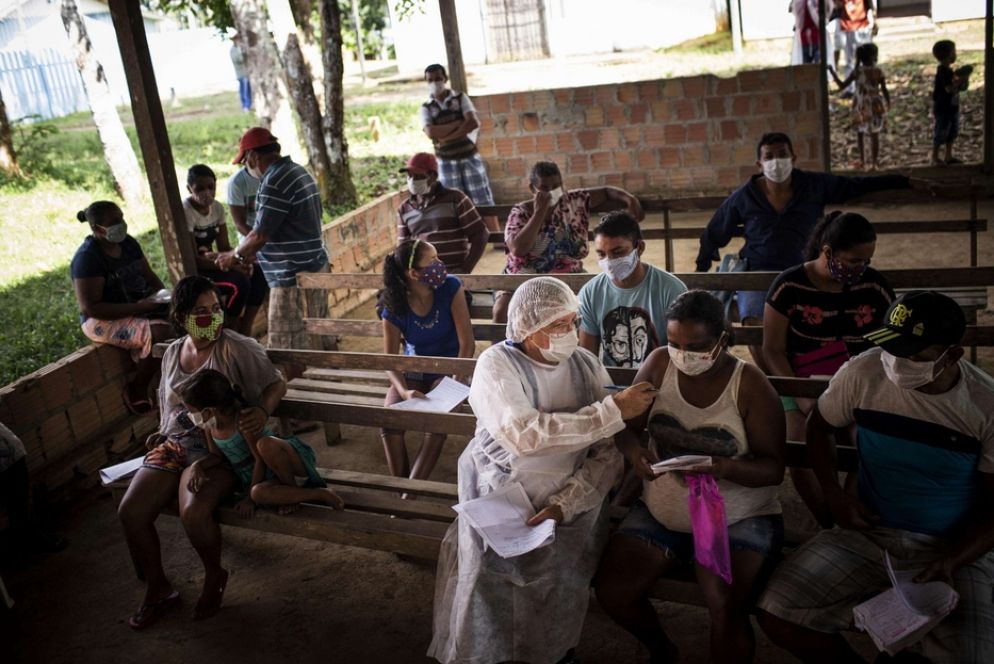 Un ambulatorio medico a Bela Vista do Jaraqui, vicino a Manaus - Reuters