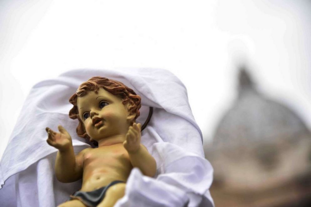 Il Bambinello del presepe - Ansa