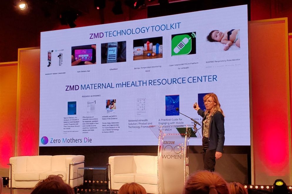 Véronique Thouvenot presenta l'app ZMD - Wikicommons