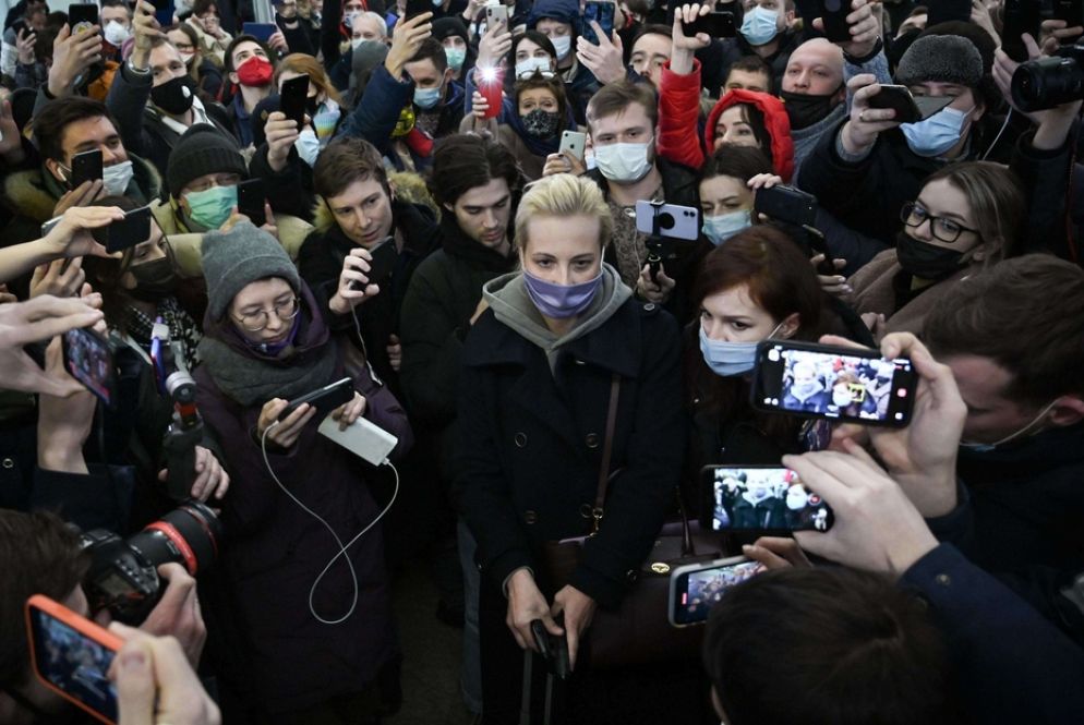 Yulia Navalnaya: la moglle del dissidente è stata fermata per qualche ora domenica - Ansa