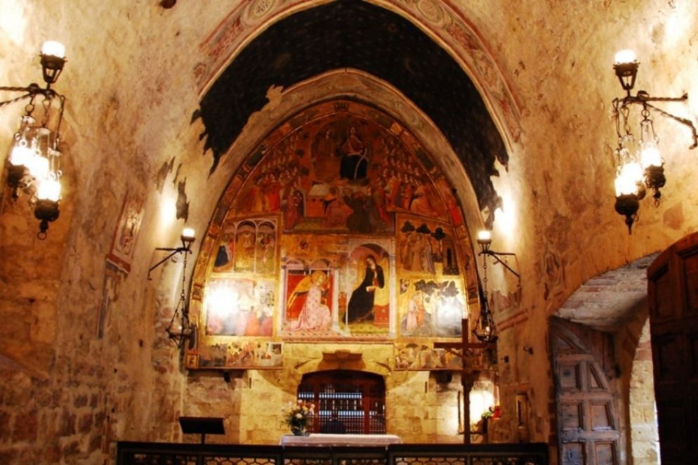 L'interno della chiesetta della Porziuncola - Avvenire