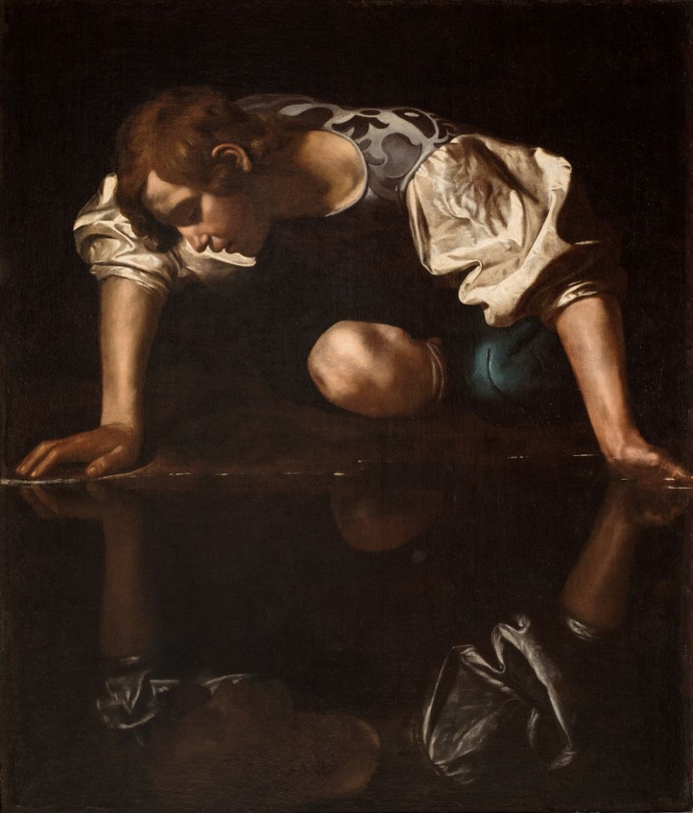 Caravaggo, «Narciso» (Roma, Museo di Palazzo Barberini) - .