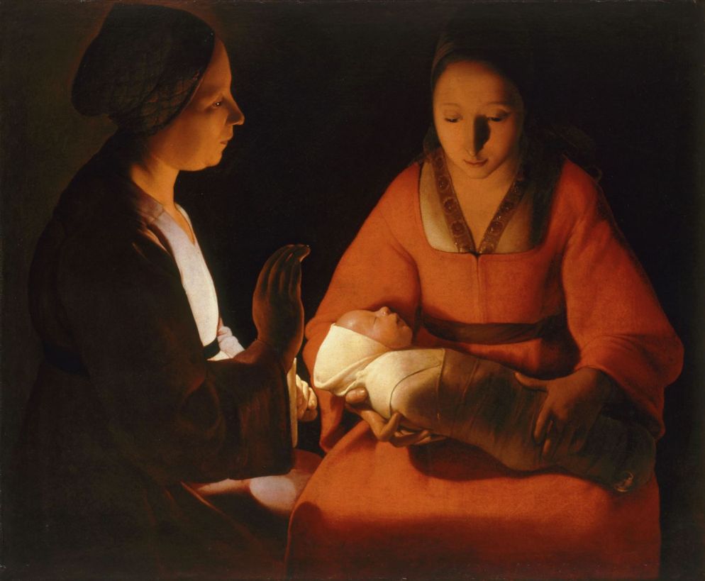 “Il neonato” di Georges de La Tour (1645 1648.Rennes, Museo delle belle arti - WikiCommons
