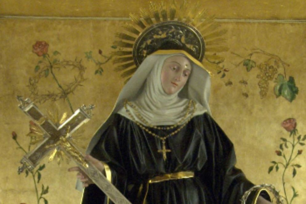 Il simulacro di santa Rita da Cascia venerato nella chiesa di San Giovanni La Punta - Wikipedia