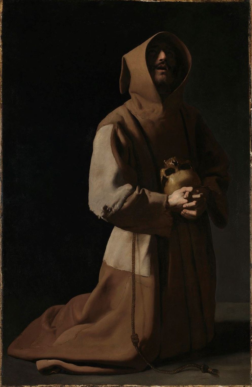 Francisco de Zurbarán, “San Francesco in meditazione”, 1635-39 - The National Gallery, London