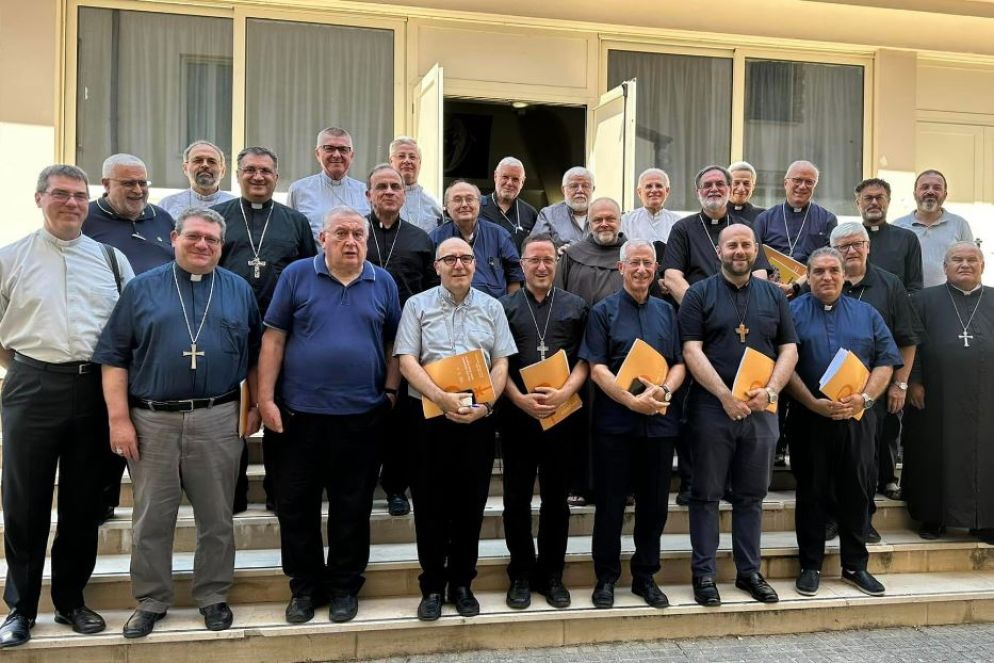 I vescovi partecipanti all'incontro sulle aree interne a Benevento - TeleSperanza Tv