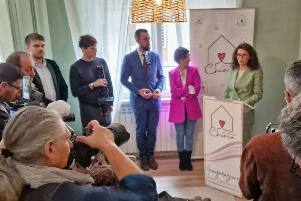 L'inaugurazione a Roma della "Casa di Chiara"