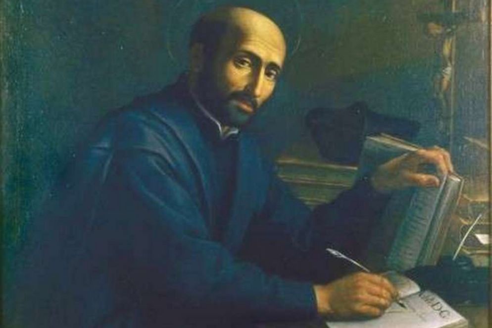 Ignazio di Loyola, fondatore dei gesuiti. Per lui gli esercizi spirituali erano centrali (De Ribera, 1622) - archivio