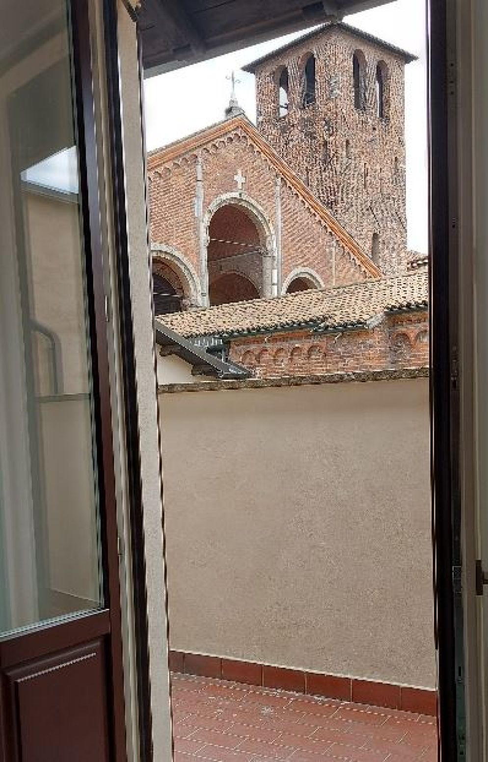La visuale da una delle camere della Casa - .