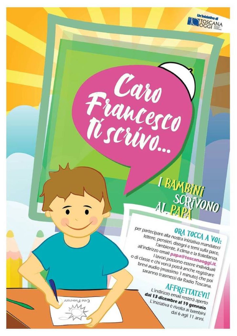 La locandina dell'evento - Fonte Toscana Oggi web