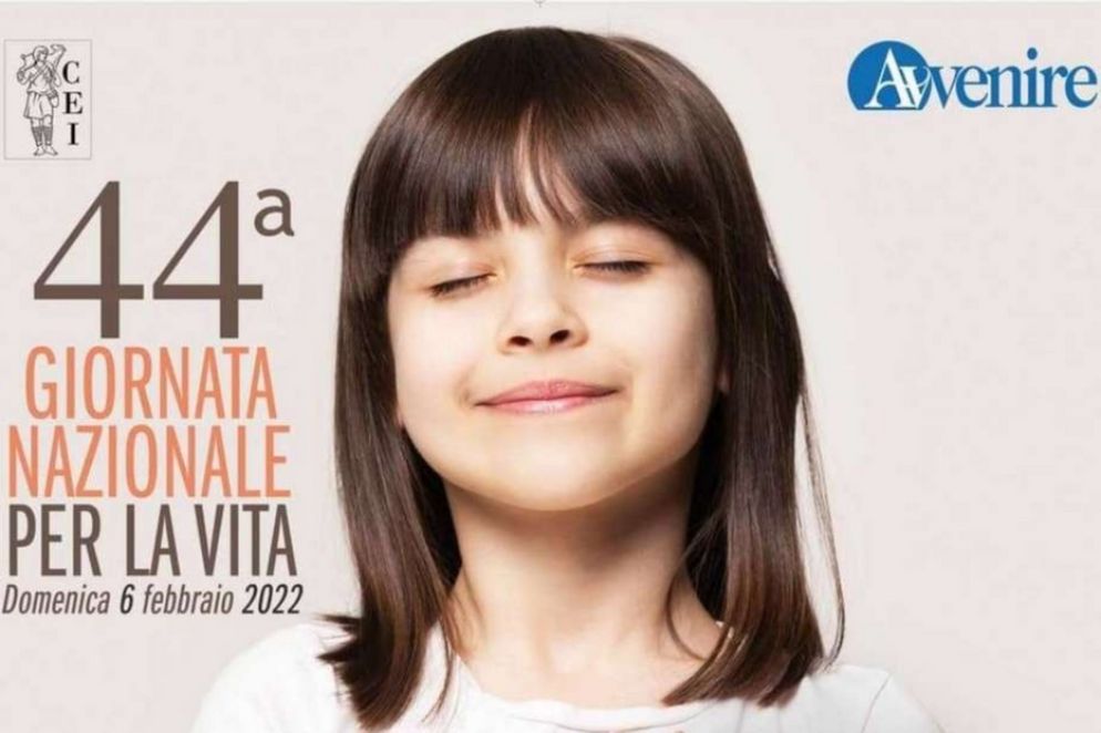 Il manifesto ufficiale Cei-Avvenire della Giornata nazionale per la Vita che si celebra nelle parrocchie di tutta Italia domenica 6 febbraio