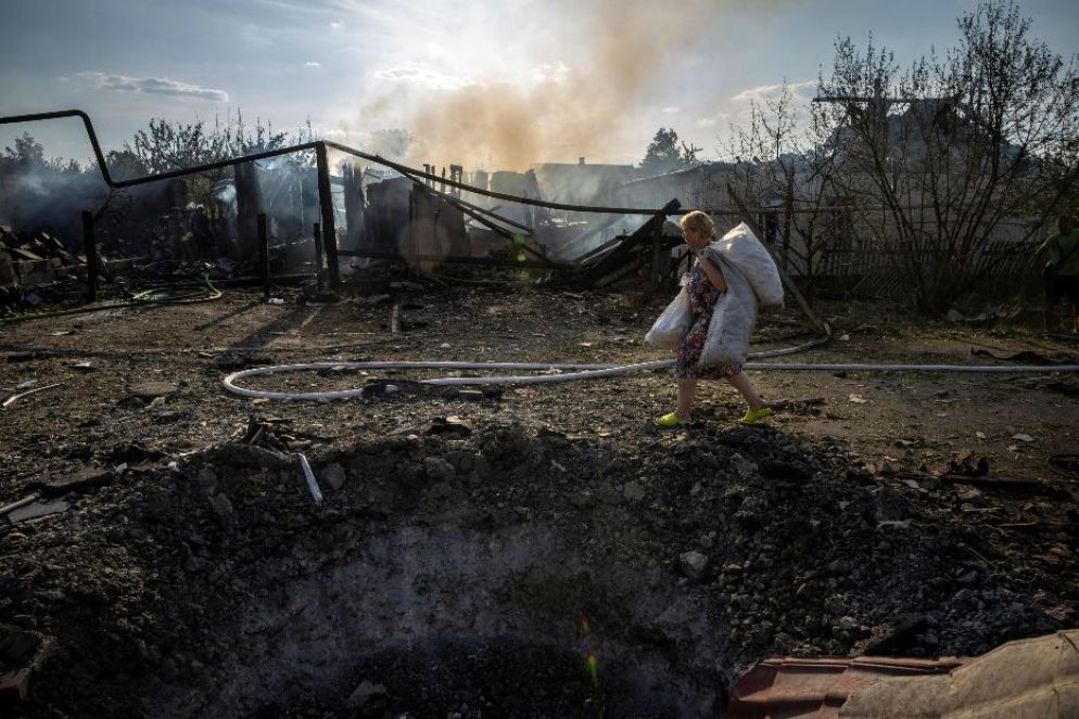 La città di Pokrovsk, nella regione di Donetsk, verso cui avanza l'esercito russo - Reuters