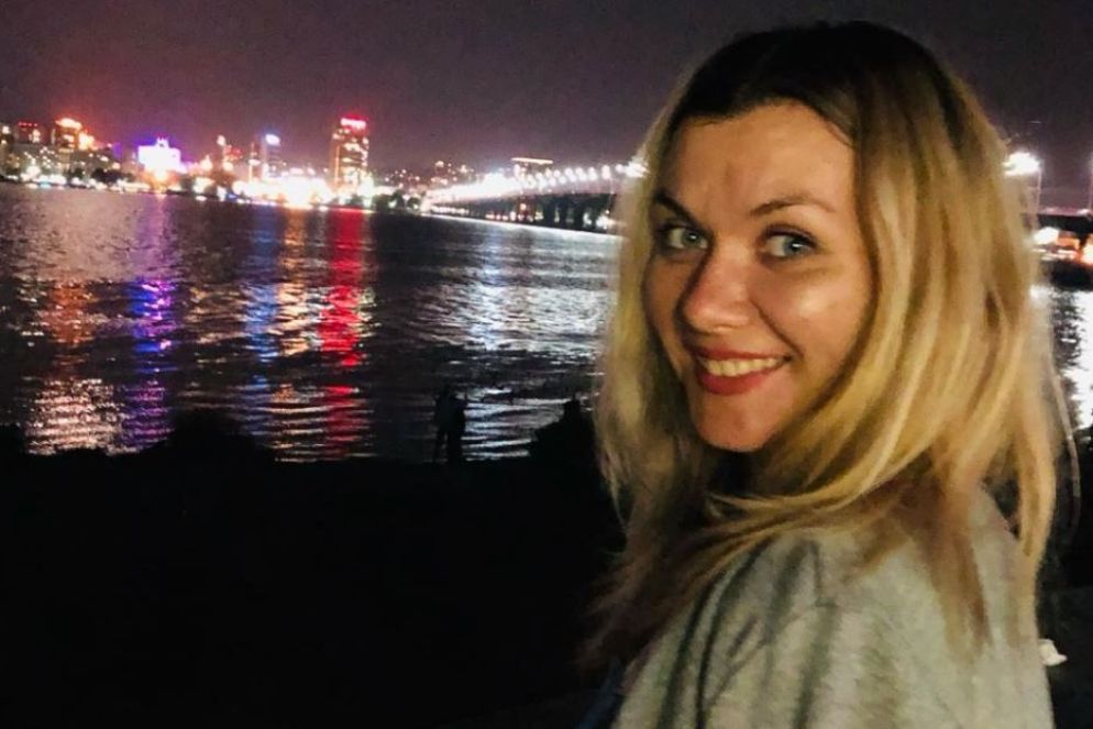 Tanya sul fiume a Dnipro. "La guerra ci ha tolto tutto" - L.B.