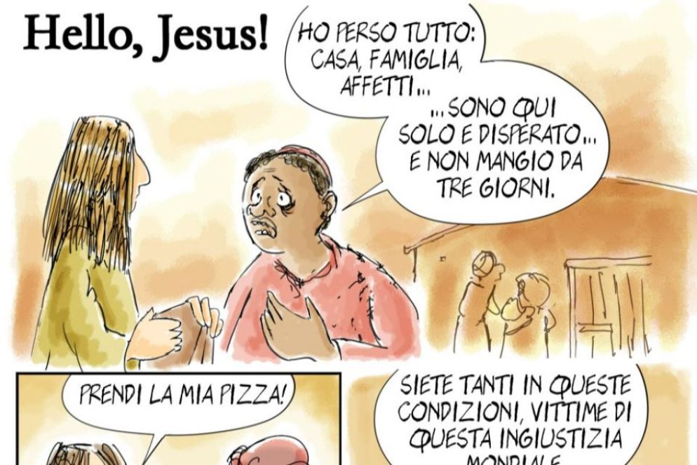 Una delle strisce di Staino su “Avvenire” - Archivio Avvenire