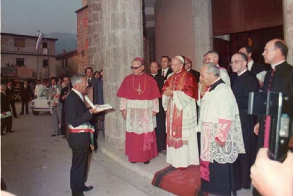 La visita nel settembre 1974 di papa Paolo VI ad Aquino - Archivio